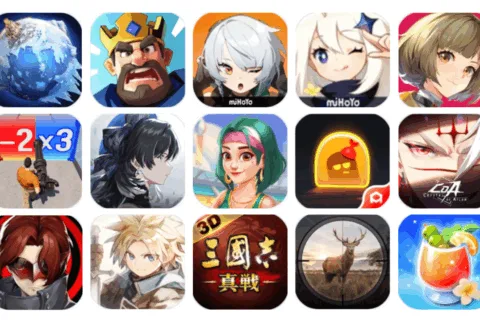 2025年6月成功出海的中国手游 - 《Gossip Harbor》稳居收入榜亚军，《Kingshot》强势跃居收入榜第3名