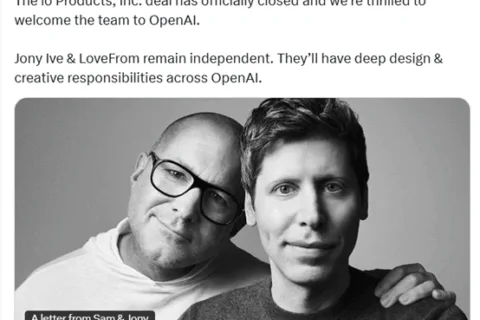 AI硬件新纪元！Jony Ive正式加入OpenAI