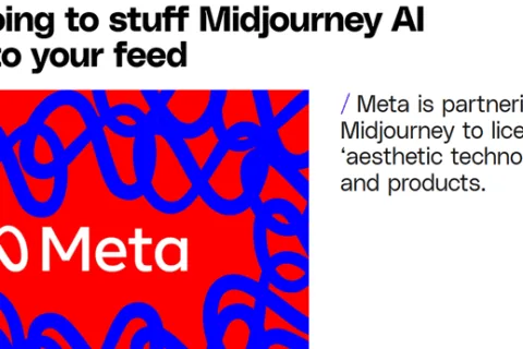 Meta与Midjourney合作，集成在新模型中