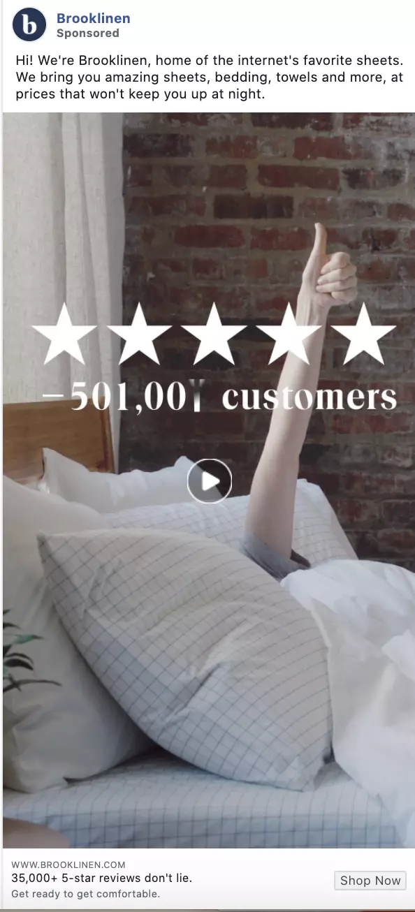 众筹启动到年收上亿，床品黑马Brooklinen如何快速破圈？