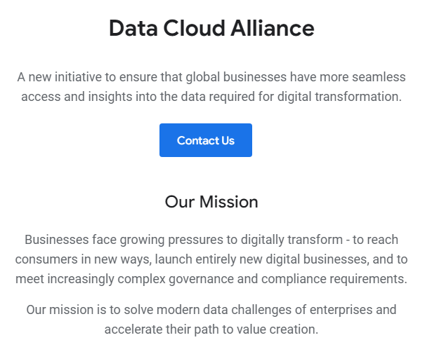 谷歌发起数据云联盟：Databricks、Fivetran、Redis等在列