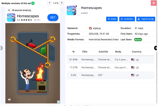 以Playrix、King和Outfit7为例，海外顶级休闲游戏发行的广告解析