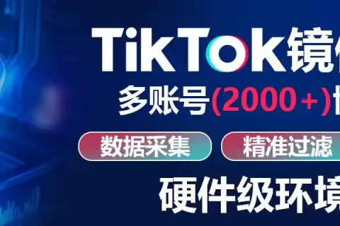 TK镜像系统：开启TikTok营销无人驾驶时代，2000账号同步运营不是梦
