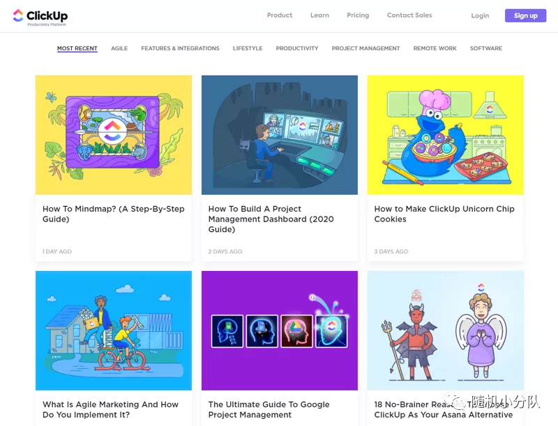 怎样不融资靠内容营销从0做到00万ARR？解析ClickUp早期的三套增长组合拳