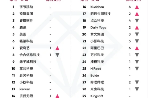 【出海榜单】2023 年 7 月中国非游戏厂商及应用出海收入 30 强