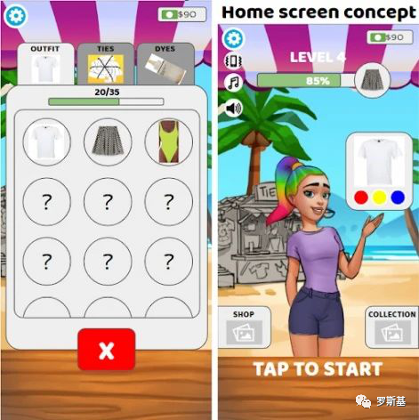 次留50%且连续两周全球排名第一 爆款游戏《Tie Dye》立项调优复盘