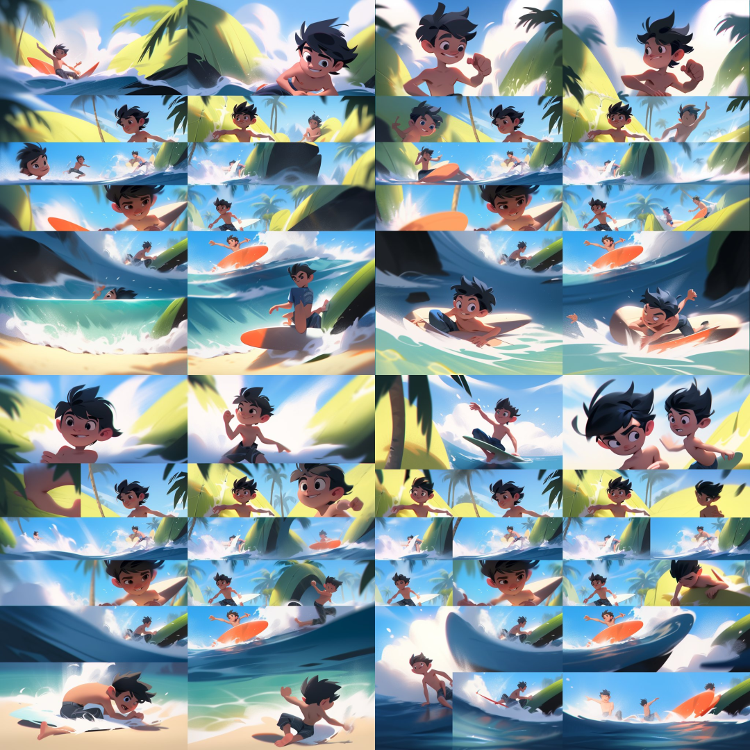 解锁Midjourney隐藏技能：改改Prompt，四宫格就「裂变」了