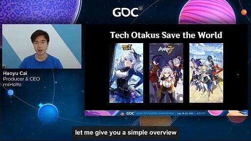 米哈游CEO蔡浩宇GDC演讲：《原神》如何打造动人的开放世界？