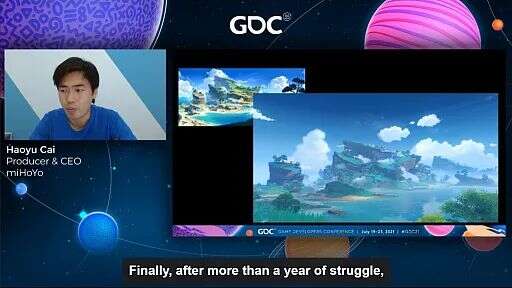 米哈游CEO蔡浩宇GDC演讲：《原神》如何打造动人的开放世界？