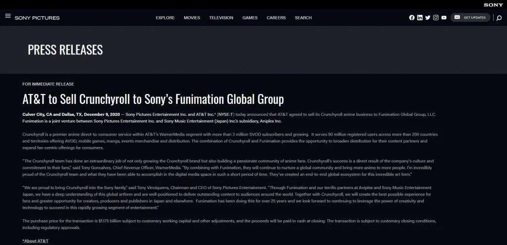 日漫出海，索尼收购近12亿美元“美国B站”：国漫出海怎样了？