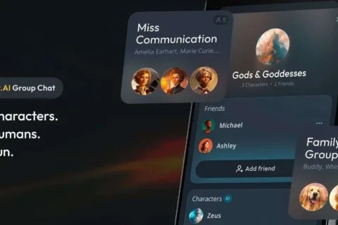 Character.AI 上线GroupChat，让1800万个机器人加入人类群聊