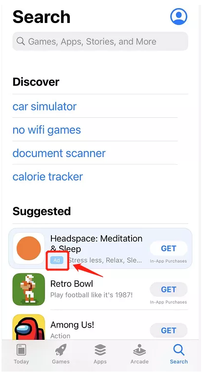 苹果刚刚上线的“搜索”标签广告系列是何方神圣？