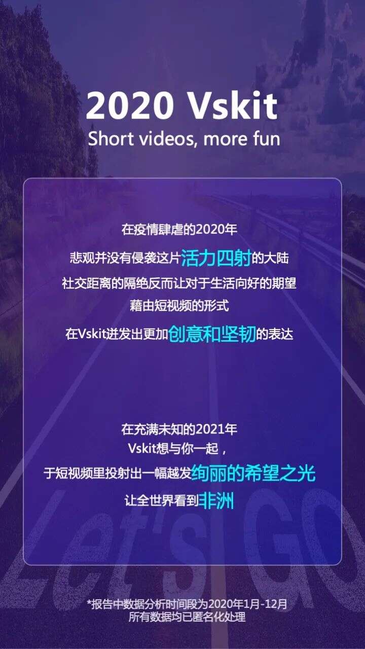 新鲜出炉：传音旗下非洲短视频应用Vskit 2020年度数据报告