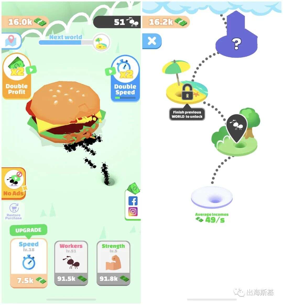 游戏题材大胆突破 悄然跻身美榜前5的创意放置产品