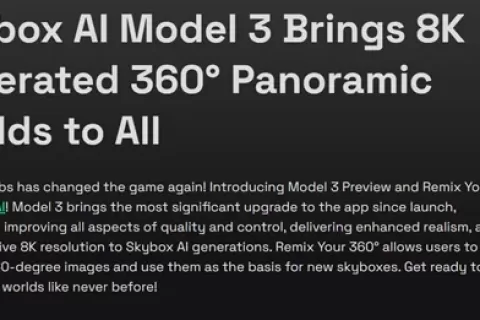 文本生成8K、360度全景世界！Model 3重磅发布