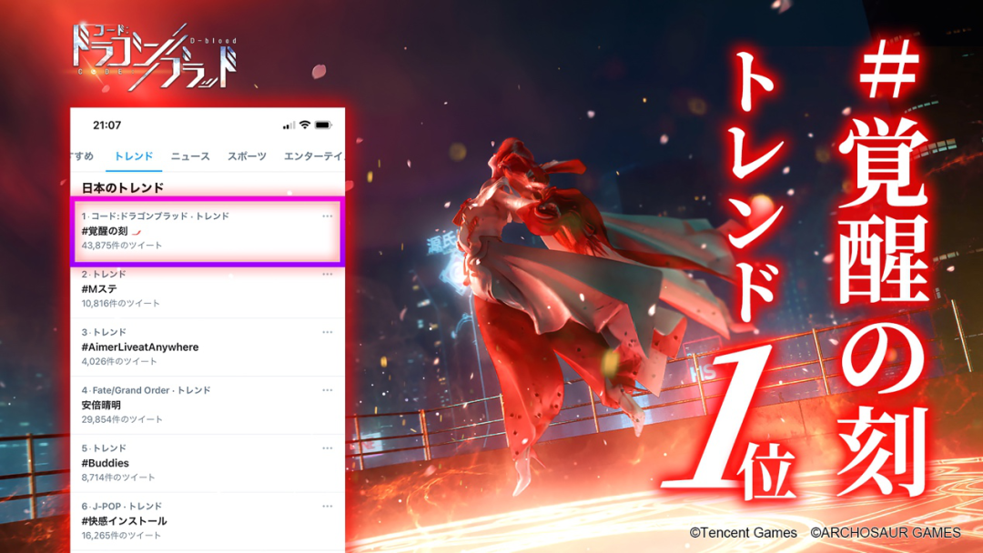 上周，EVA粉丝把《龙族幻想》送上了日本twitter热搜第一