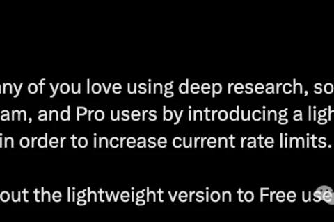 免费用！OpenAI发布「轻量版」Deep Research，o4-mini加持