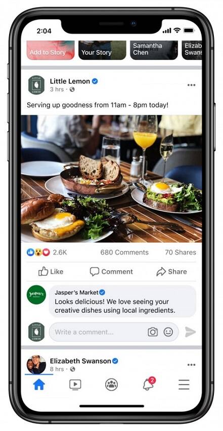 Facebook在News Feed试运行企业发现功能，提高广告掌控力