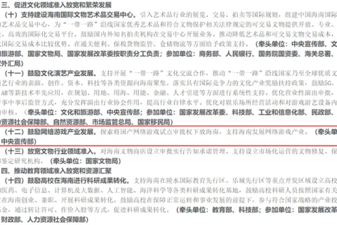 发改委：支持海南发展网络游戏产业，将探索游戏试点审批权下放