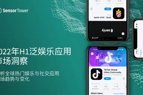 《2022年上半年泛娱乐应用市场洞察》- 全球娱乐与社交应用收入持续增长
