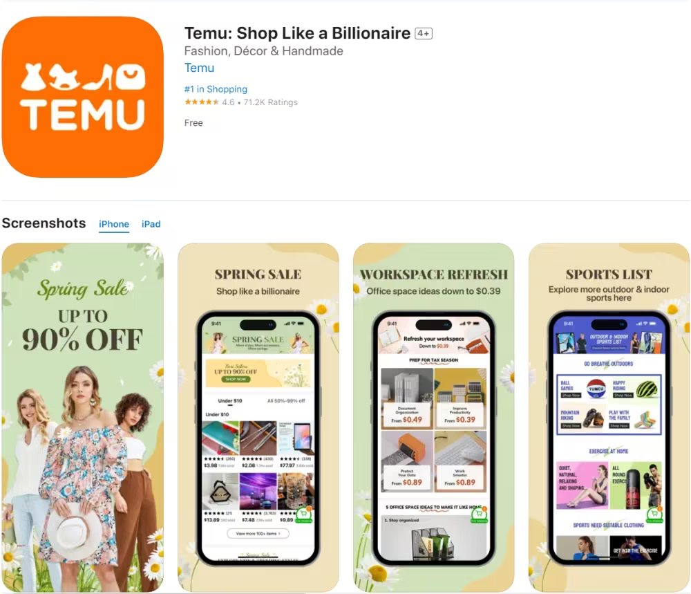 Temu拟3月13日在澳洲、新西兰上线，发布流量猛涨公告！