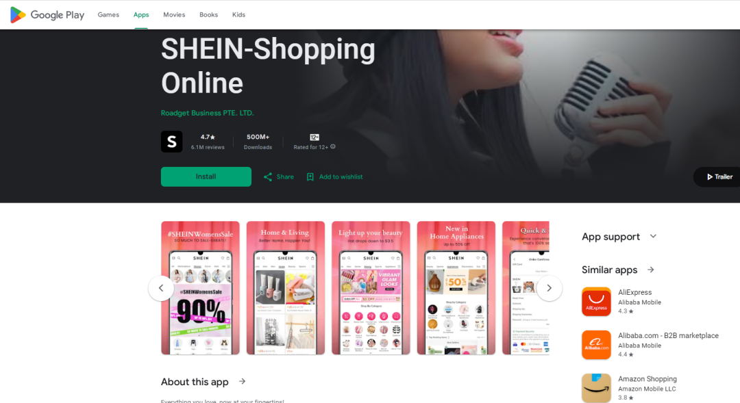 SHEIN抢先攻占南非电商市场，成功登顶购物APP下载量榜单