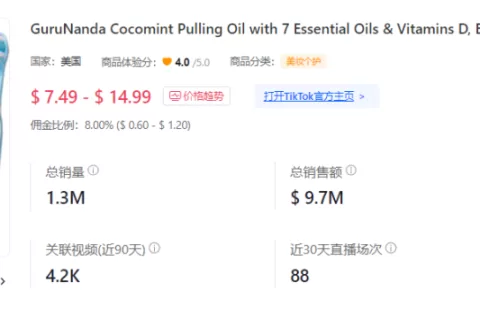 日卖1.1万件，一周吸金近百万！TikTok Shop美国小店(2.26-3.3)新榜
