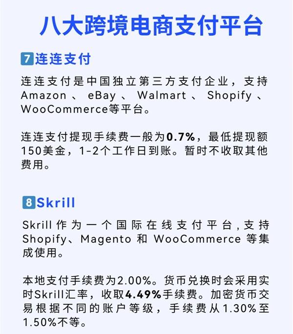 跨境电商常见八大支付平台