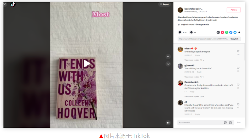 播放量超1000亿！#booktok掀起TikTok“读书热”