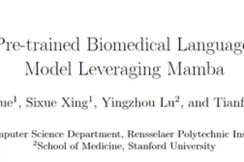 基于Mamba架构的，生物医学文本分析大模型