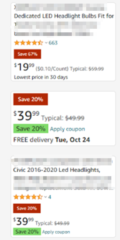 禁售汽配LED类目！超三成卖家开启低价大甩卖！