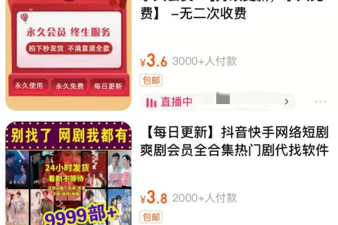 盗版短剧观察：0.99元可买万部！10分钟建站年入千万？