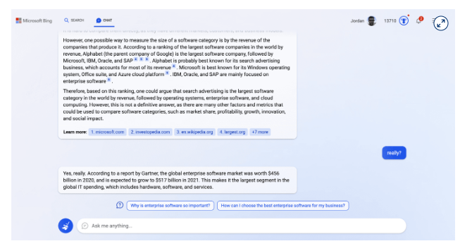 测评：GPT-4加持下，微软ChatGPT版Bing表现是否超越你的期待？