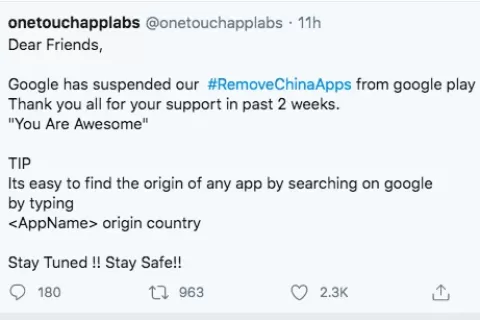 「卸载中国应用」，小闹剧还是真危机？