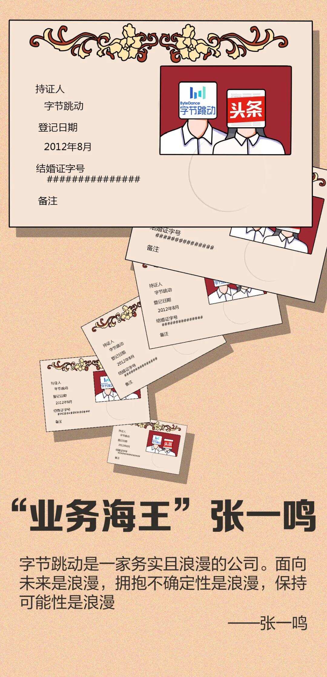 “业务海王”张一鸣