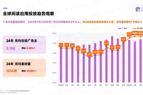 同比上涨39.56%，黑马破局只需1年，《2024全球网文应用营销洞察》报告