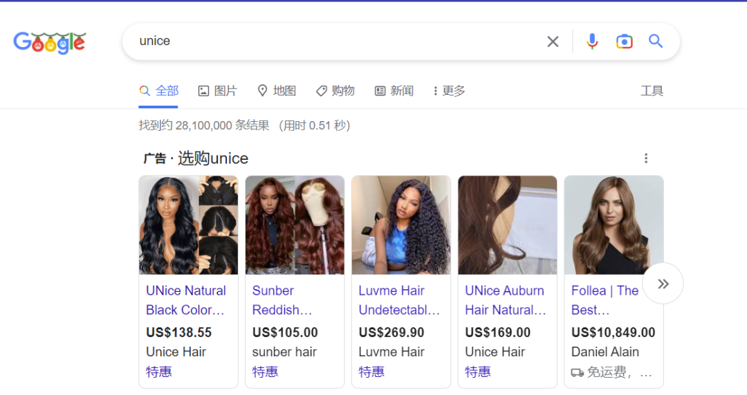 2800万条搜索热度，假发品牌UNice究竟有什么魔力让老外“疯狂”买单？