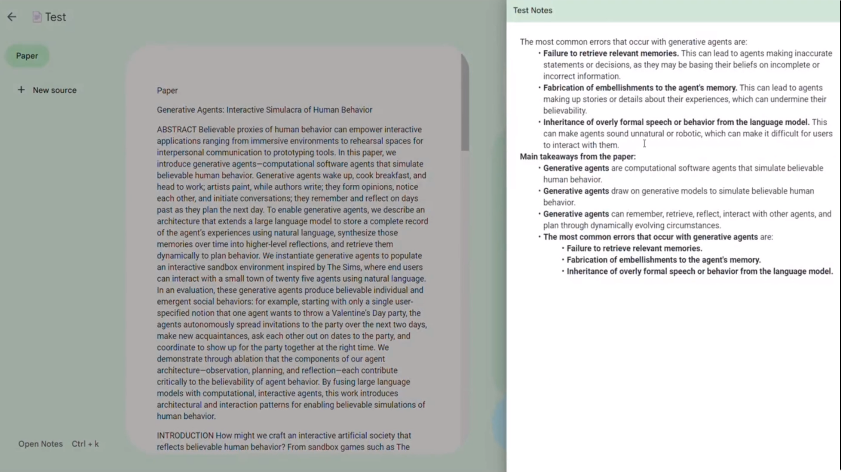 给自己训练一个研究助手，这款谷歌AI笔记应用有意思