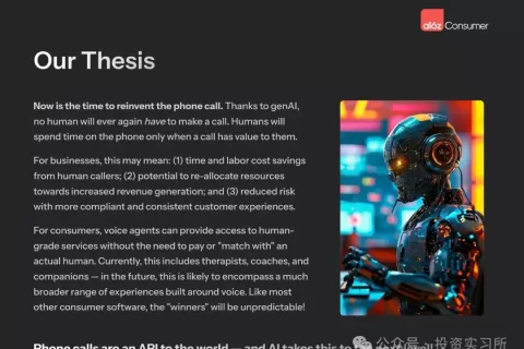 a16z 将语音 AI 作为一个独立投资主题，行业图谱展示投资机会