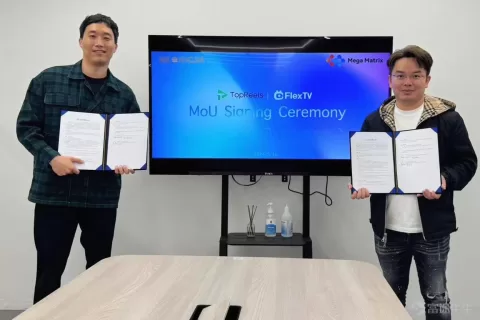 Mega Matrix Corp. 宣布 FlexTV 与韩国领先的短剧平台 TopReels 建立了战略合作伙伴关系