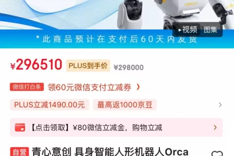 4-40万 人形机器人赶集“上线”