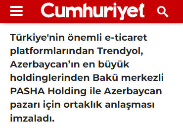 Trendyol大力拓展中东市场，阿里海外版图飞速扩张