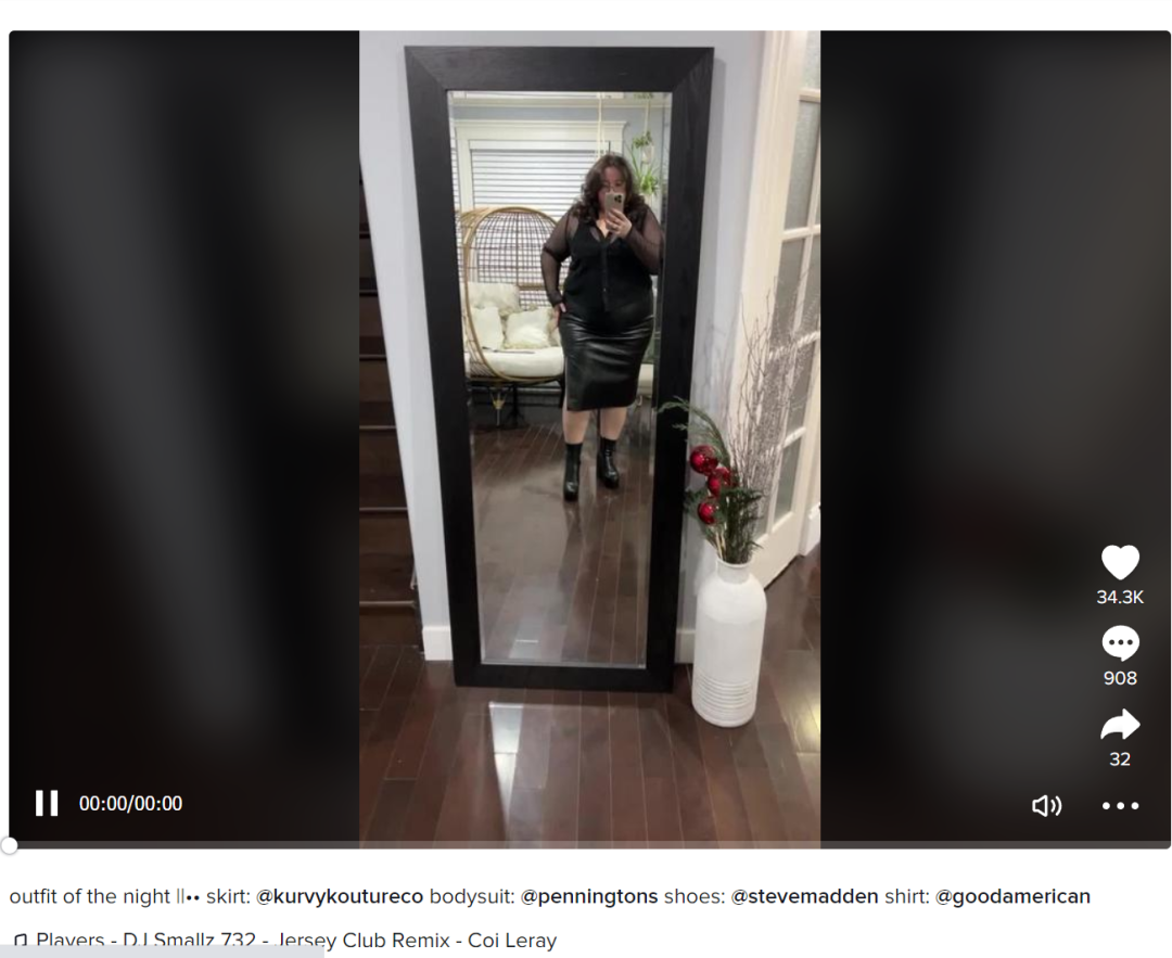 TikTok浏览量超220亿，“大码女装”市场迎来春天