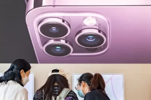 一季度iPhone全球销量降约10%