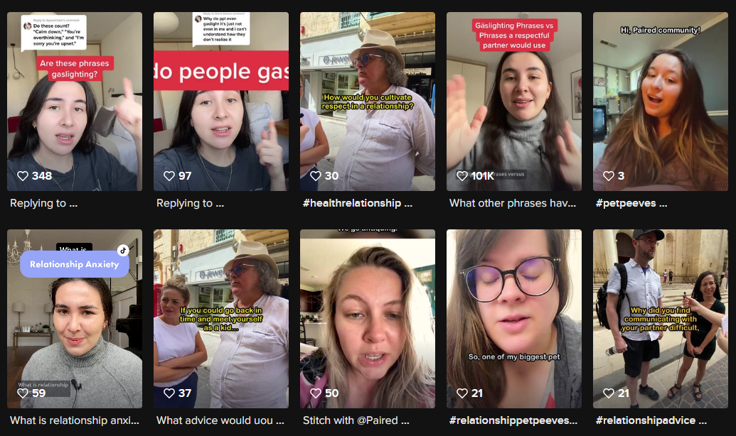 维持恋爱关系的健康成长 月收入百万的Paired将手伸进了情侣们的口袋