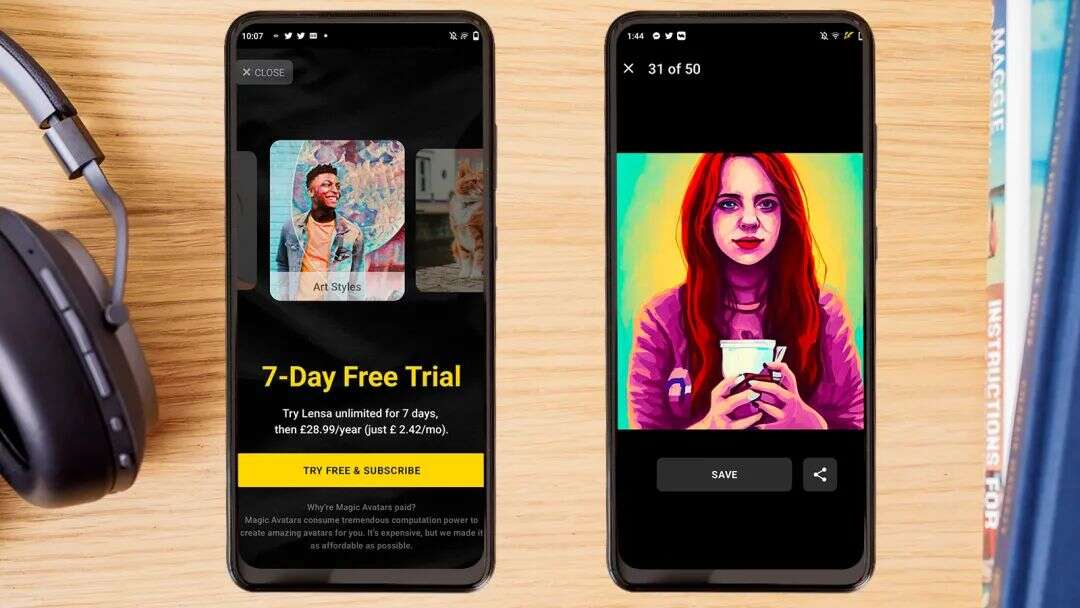 Lensa AI：以P图+社交为商业模型，立足AIGC风口赚快钱