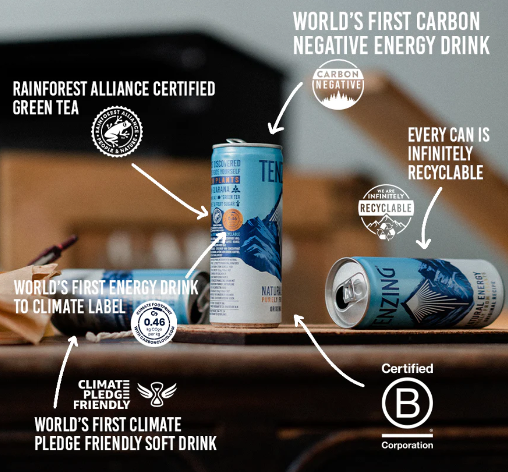 叫板红牛，全球首款负碳饮品Tenzing如何实现野蛮生长？｜新XIU