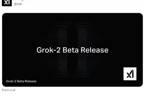 Grok-2来了，能生图识图、性能比肩GPT-4o，马斯克：发展猛如火箭