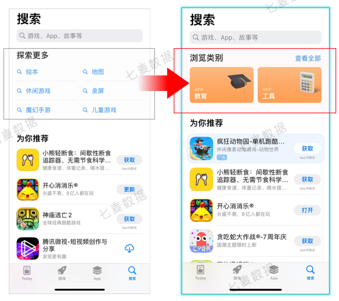 App Store重大调整！“热搜词”消失不见，“推荐”以及“排行榜”权重提升
