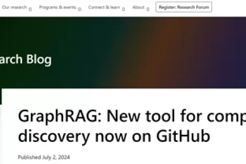 微软开源GraphRAG：极大增强大模型问答、摘要、推理
